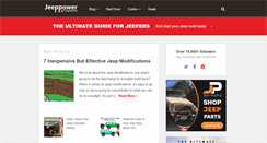 Desktop Screenshot of jeeppower.com